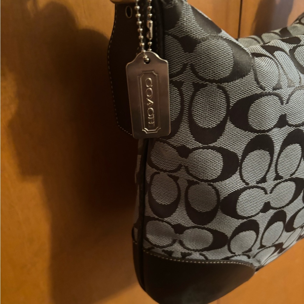 Coach Signature Jacquard Crossbody Bag - Picture 2 of 6